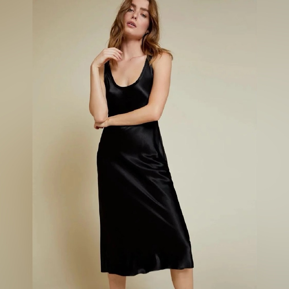 Nation Ltd Samantha Bias Cut Tank Dress - Black